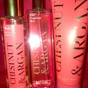Bath & BodyWorks Chestnut & Argan Set (NWT)